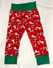 Load image into Gallery viewer, Toddler Pants | Holiday Reindeers | Gender Neutral