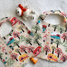 Load image into Gallery viewer, Baby Bibs | Campers Flannel