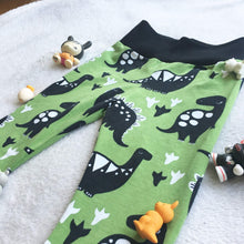 Load image into Gallery viewer, Toddler Pants | Green Dino | Gender Neutral