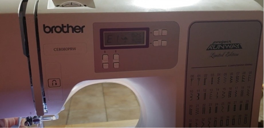 Why Is My Brother Sewing Machine Showing an E1 Error?