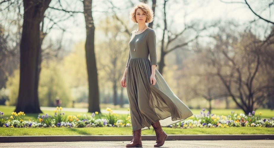 Can I wear green shoes with a green dress?