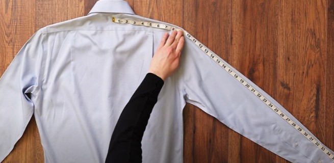 Measure Down The Outer Sleeve