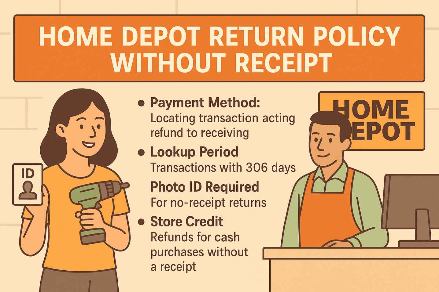 Can You Return To Home Depot Without A Receipt