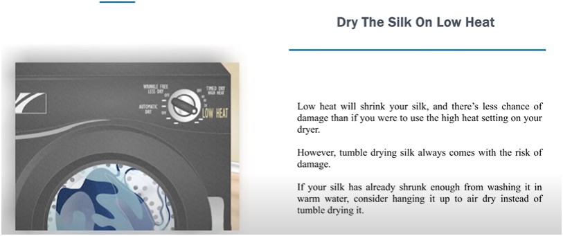 Is It Safe To Use A Dryer To Shrink Silk