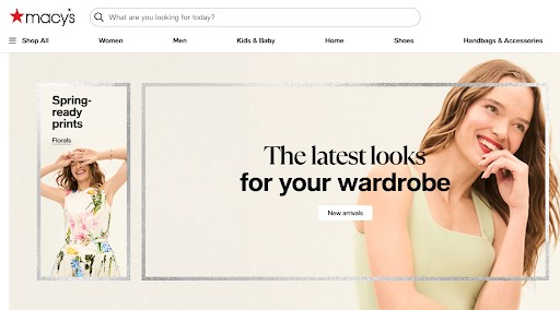 Macy’s Website
