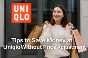 A Happy customer at Uniqlo 
