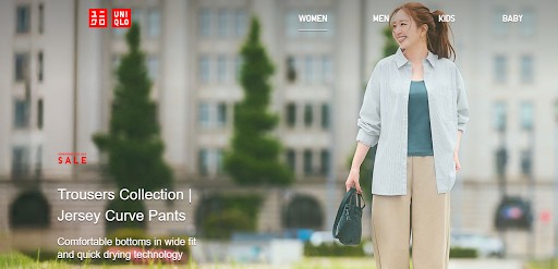 Uniqlo Website