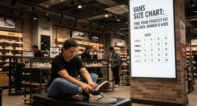Vans Size Chart