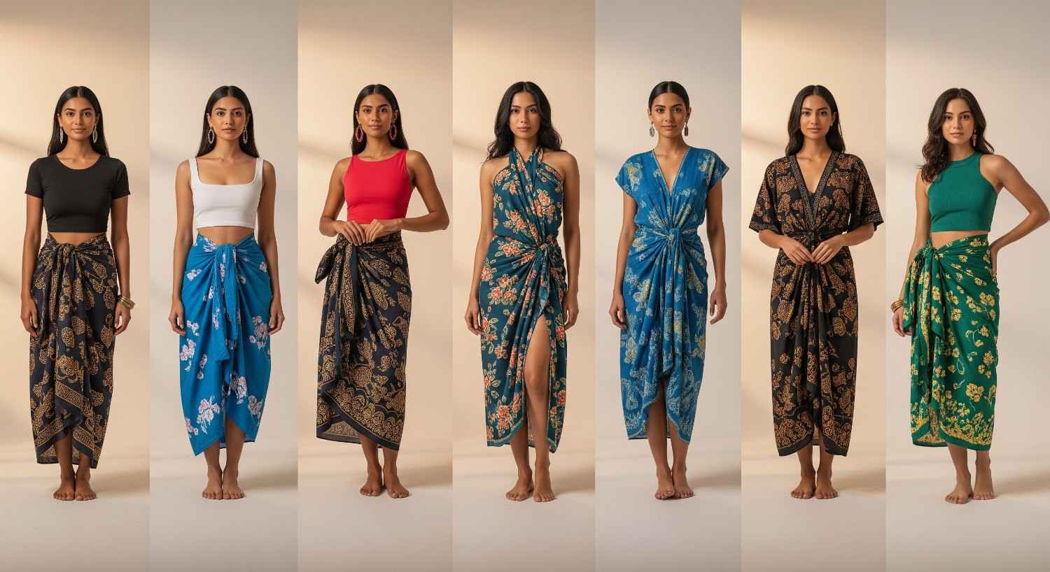 Ways To Style Or Wear A Sarong