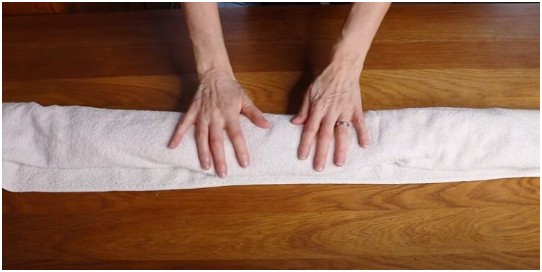 Roll It Gently In A Towel To Soak Up